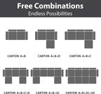 mestyl Modular Couch Single Seat, DIY U Shaped Couch & L Shaped Modular Sectiona - Image 6