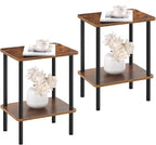 Apicizon 2 Tier End Table Set of 2, Small Side Table by APICIZON