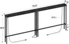 ELYKEN 2 Pack 5.9" Narrow Console Sofa Table - Image 3