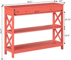 Convenience Concepts Oxford 1 Drawer Console Table - Image 9