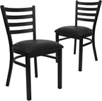 Flash Furniture Hercules Series Commercial Ladder Back Restaurant Chairs by FlashFurniture