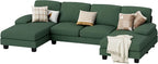 JUMMICO Sectional Couches for Living Room, U Shaped Couch - Image 7