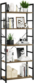 NUMENN 5 Tier Bookshelf, Tall Bookcase Shelf Storage Organizer, Modern Book by NUMENN