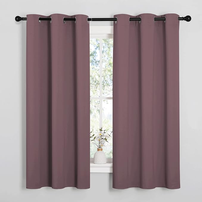 NICETOWN Dry Rose Blackout Curtains by NICETOWN