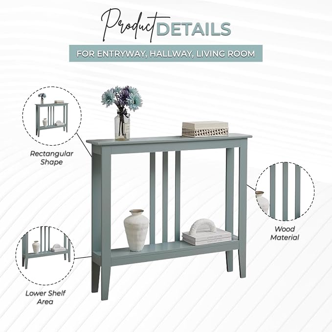 Kings Brand Furniture Narrow Console Table - Image 3