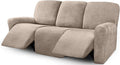 ULTICOR Velvet 8-Pieces Recliner Sofa Covers Stretch Reclining Couch Covers by ULTICOR