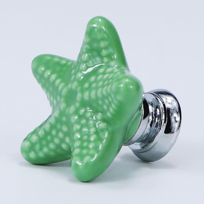 Starfish Drawer Knobs Coastal Kitchen Cabinet Knos Beach Themeb Knob Ceramic - Image 5