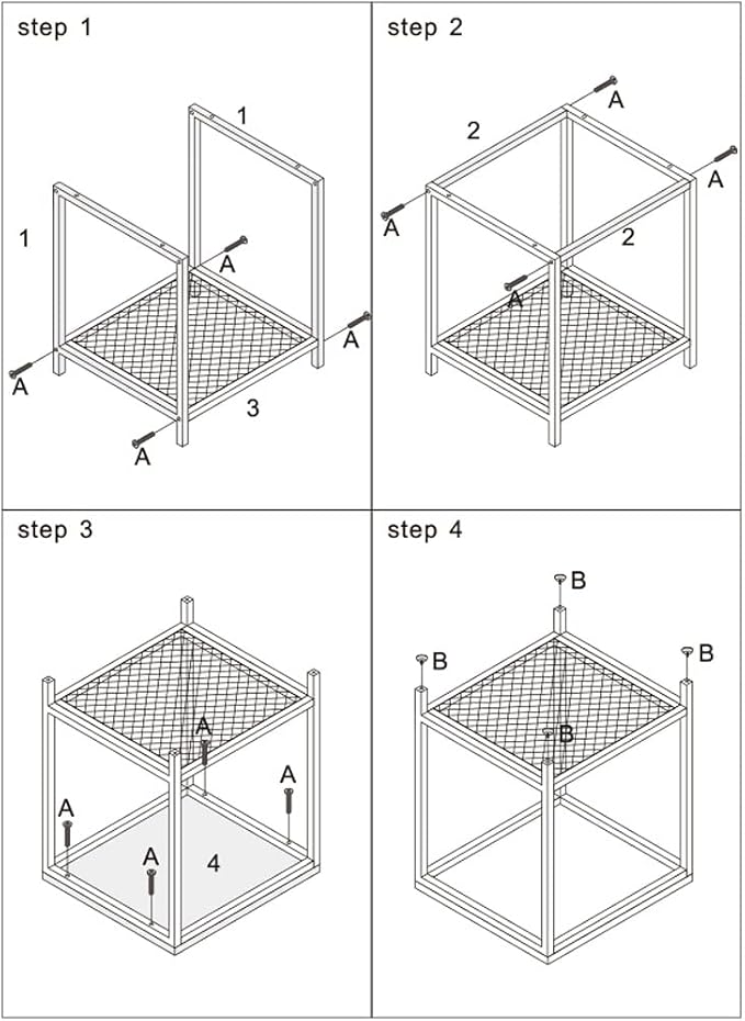 Industrial End 2-Tier Side Table - Image 7