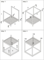 Industrial End 2-Tier Side Table - Image 7