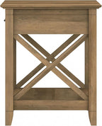Bush Home End Table with Drawer, Nightstand with Storage, Living Room and - Image 9