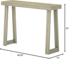Plank+Beam Classic 46 Inch Console Table, Solid Pine Wood Entryway Table - Image 2