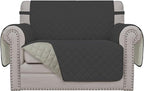 Easy-Going Reversible Couch Cover, Oversized Chair, Darkgray/Beige | Machine by Easy-Going