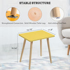 FORAOFUR Side Table, Small End Table Accent Living Room Bedroom Balcony Office - Image 3
