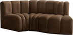 Meridian Furniture 103Brown-S3D Arc Collection Modern | Contemporary Modular - Image 10