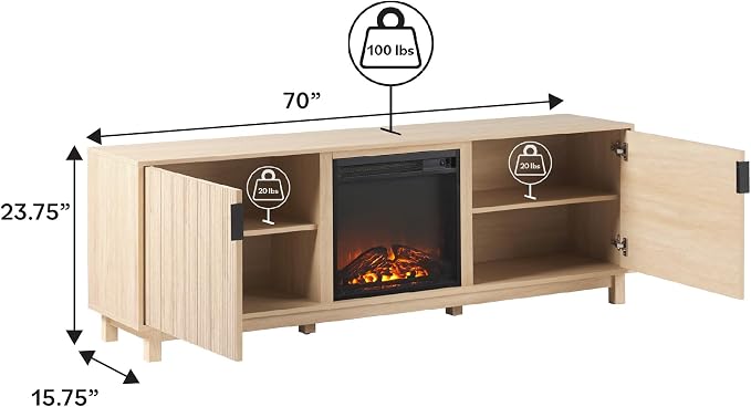 Walker Edison Arundo Reeded TV Stand - Image 3