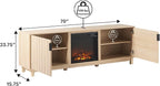 Walker Edison Arundo Reeded TV Stand - Image 3