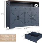 Befrases Farmhouse Buffet Cabinet - Image 3