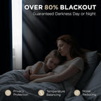 Joydeco Blackout Curtains 84 Inch Length 2 Panels Set, Thermal Insulated Long - Image 4