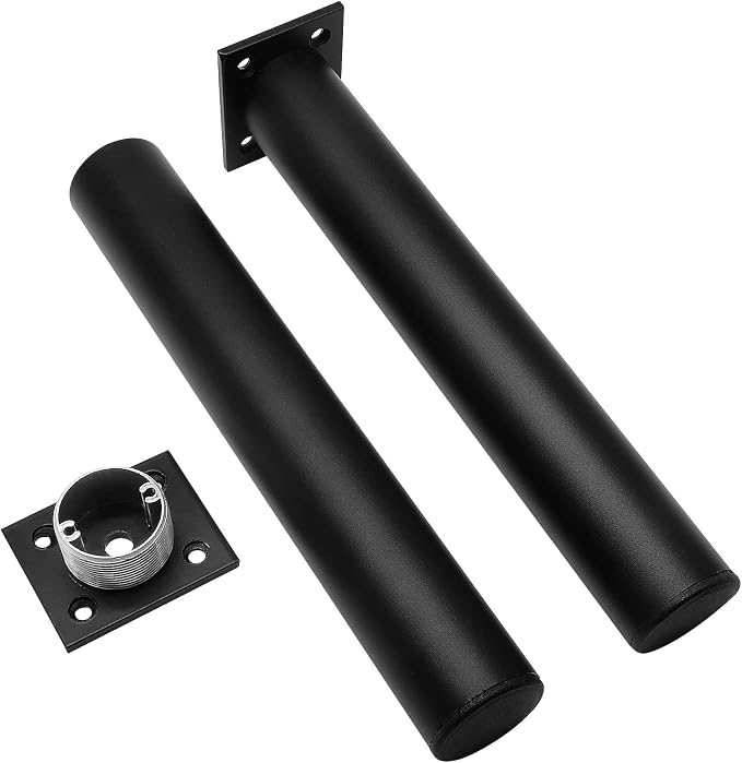 Set of 4 Furniture Legs 10 Inch, Adjustable Aluminum Alloy Cabinet Legs - Image 2