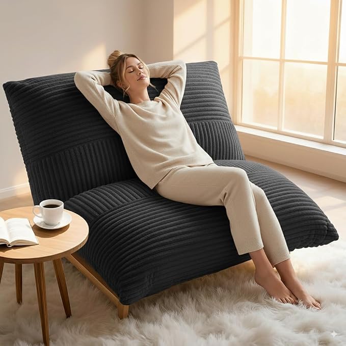 Oversized Cloud-Like Couch Single Seat, Extra-deep Seat Soft by VYUXWO