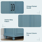 Scurrty Sideboard Buffet Cabinet, Vintage Coffee Bar Cabinets - Image 6