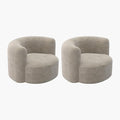 Acanva Luxury Modern Tight Curved Back Velvet Sofa, Minimalist Style Comfy Couch by acanva