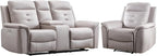 ANJ 2-Piece PU Leather Recliner Sofa Set - Image 8