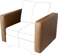 EASE MOOSE Faux Leather Sectional Couch Sofa by EASEMOOSE