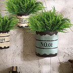 RECUTMS Artificial Boston Ferns,6 Bundles Faux Greenery Ferns - Image 4