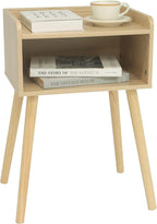 MaxSmeo Nightstand, Mid Century Modern Side Table Bedroom by MaxSmeo