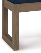 SIMPLIHOME Milltown Small Ottoman Bench - Image 6