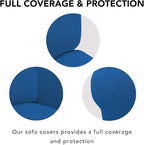 PureFit Stretch Chair Covers Fleece Couch Covers - Image 3