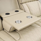 Power Recliner Sofa with LED Lights, Leather Power Reclining Sofa, Living Room - Image 6