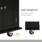 HOMCOM Kitchen Island Cart - Image 6
