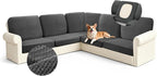 Arfntevss Sectional Couch Covers L Shape Couch Cushion Covers Slipcovers Fitted by Arfntevss