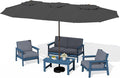 SERWALL HDPE Patio Furniture Set by SERWALL