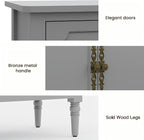 RoyalCraft Buffet Cabinet with Storage, Mid Century Modern Painted Credenza - Image 6