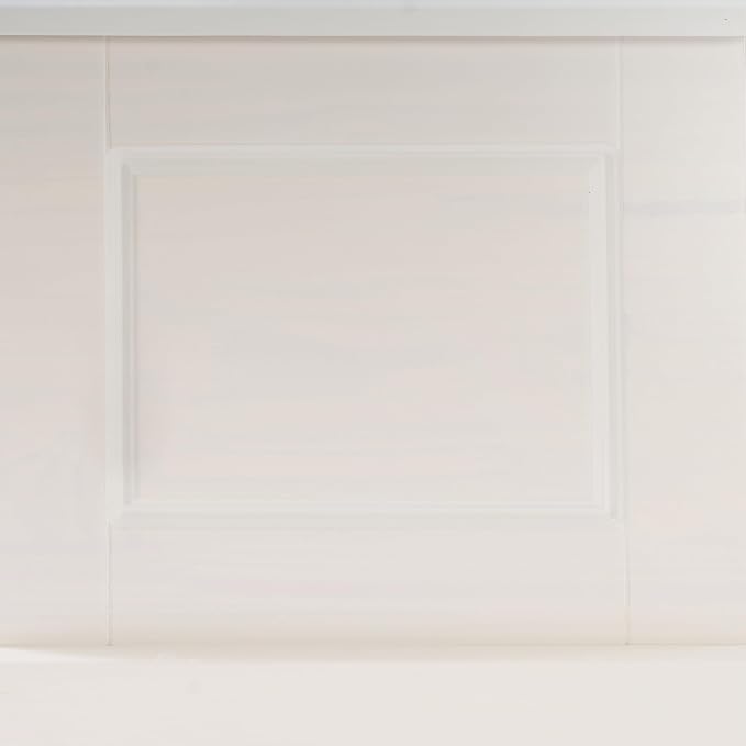 Linon Harris White Solid Pine Backless Nook - Image 17