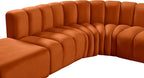 Meridian Furniture 103Cognac-S7A Arc Collection Modern | Contemporary Modular - Image 7