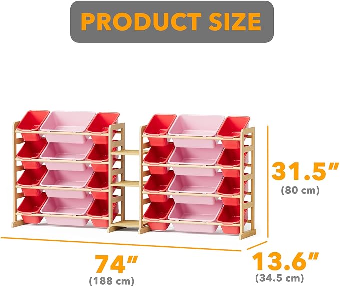 SpaceAid Large Toy Storage Organizer - Image 2