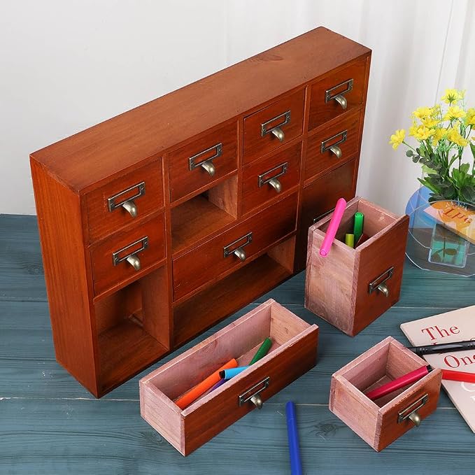12 Drawers Apothecary Cabinet - Image 2