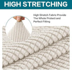 Turquoize Stretch Sofa Slipcover 2 Pieces Sofa Cover Couch Cover - Image 5