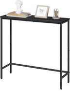 HOOBRO 2 Pack Narrow Console Table, 29.5" Small Entryway Table, Thin Long Sofa - Image 9
