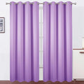 Blackout Curtains 52 x 90 Inch Long Lavender Curtains Set of 2 Panels Room by Lemomo