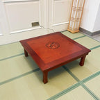 DAMEDAI Square 80X80cm Korean Floor Table Folding Legs Luxury Antique Home - Image 2