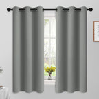 Yakamok Room Darkening Curtains 42x63 inch Length Dove Grey-Living Room | 2 by Yakamok