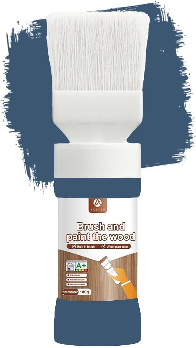 Wood Paint No Sanding for Furniture, Home Decor, Eco-Friendly, Fast Drying by Anirun2-in-1PaintBrushRevolution