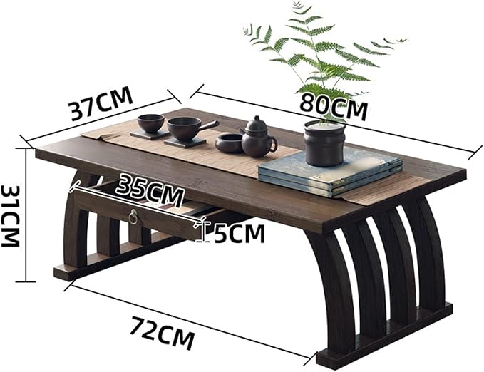 Stylish Portable Japanese Floor Table - Image 2
