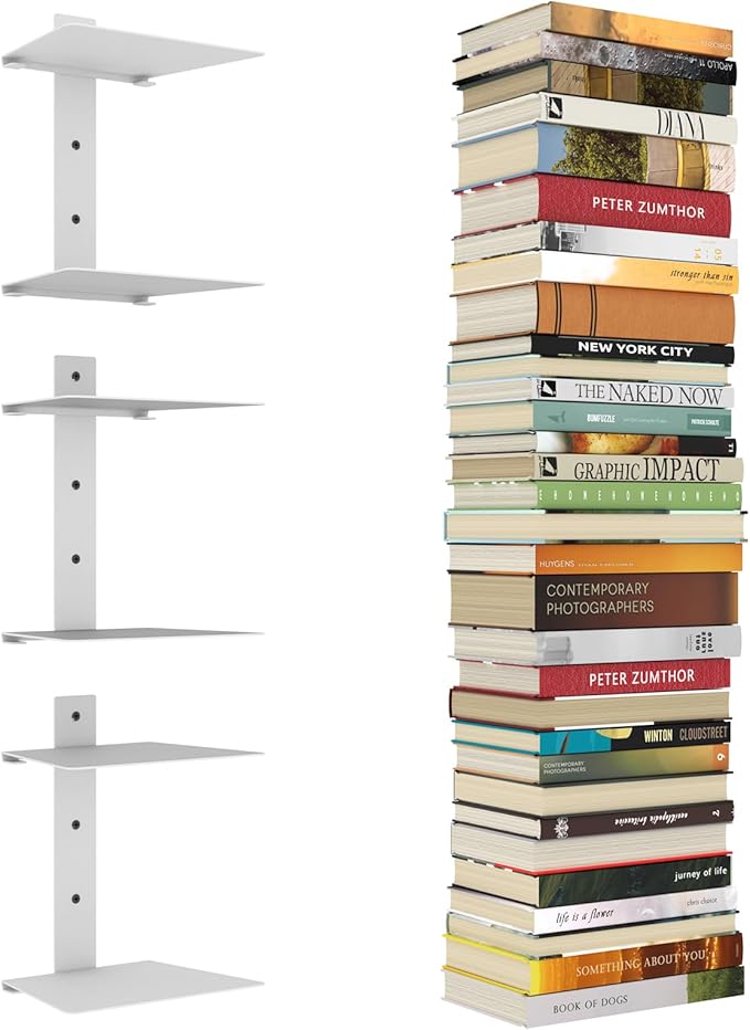 Mefirt Invisible Floating Bookshelves by Mefirt