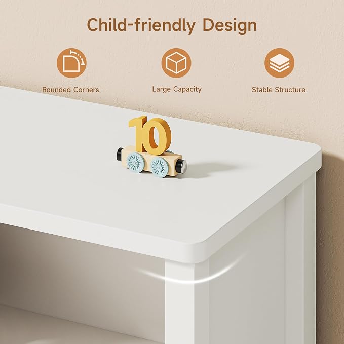 ONBRILL Montessori Shelf, 5 Cube Toy Storage Organizer - Image 5